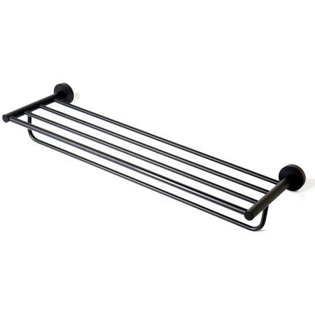 ALFI BRAND Black Matte 26" Towel Bar & Shelf AB9538-BM